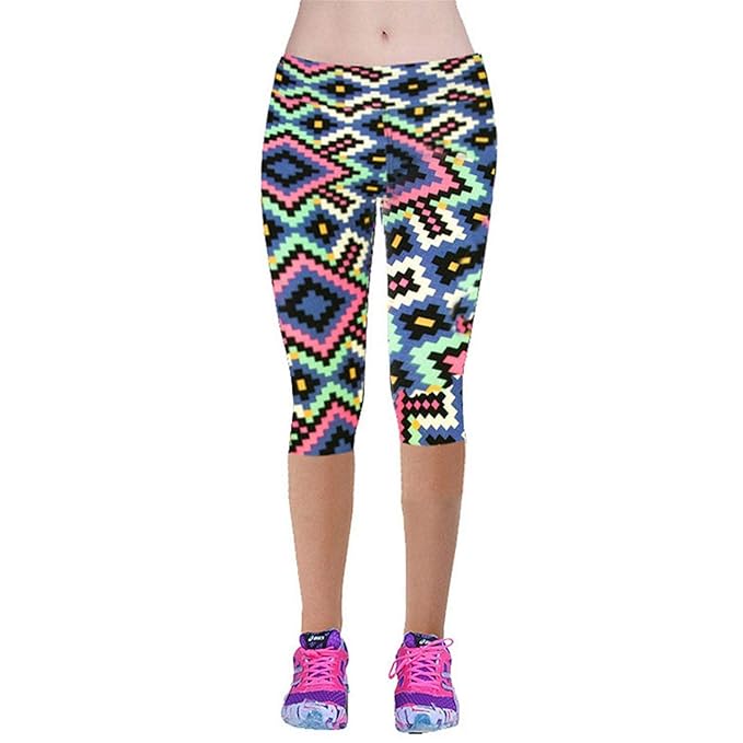Kebinai Women Capris Leggings Women Pantalones at Amazon ...