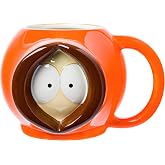 Silver Buffalo South Park Kenny McCormick, 3D Sculpted Mug, 20oz | Ceramic, Coffee Cup, 0.59 Liters