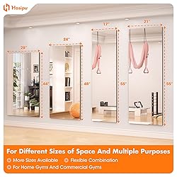 Hasipu Home Gym Mirror 45"x27"(Each)-2 PCS Large