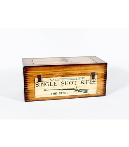 WINCHESTER ウィンチェスター 木製ボックス クレー射撃 アメリカ雑貨 Amazon.com: Winchester Field Box : Home & Kitchen