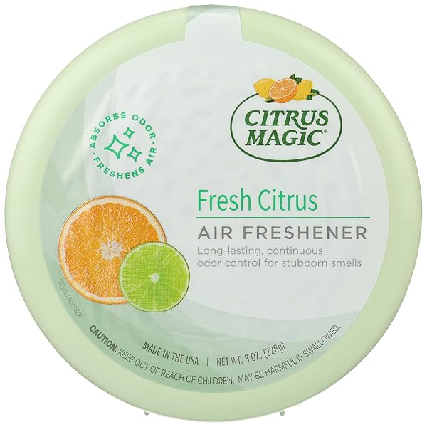 CITRUS MAGIC ODOR ABSORBING SOLID AIR FRESHENER, FRESH CITRUS, 8-OUNCE, PACK OF 1