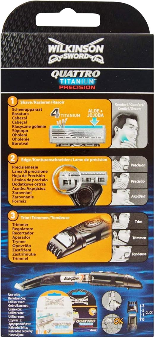 wilkinson sword quattro precision trimmer razor