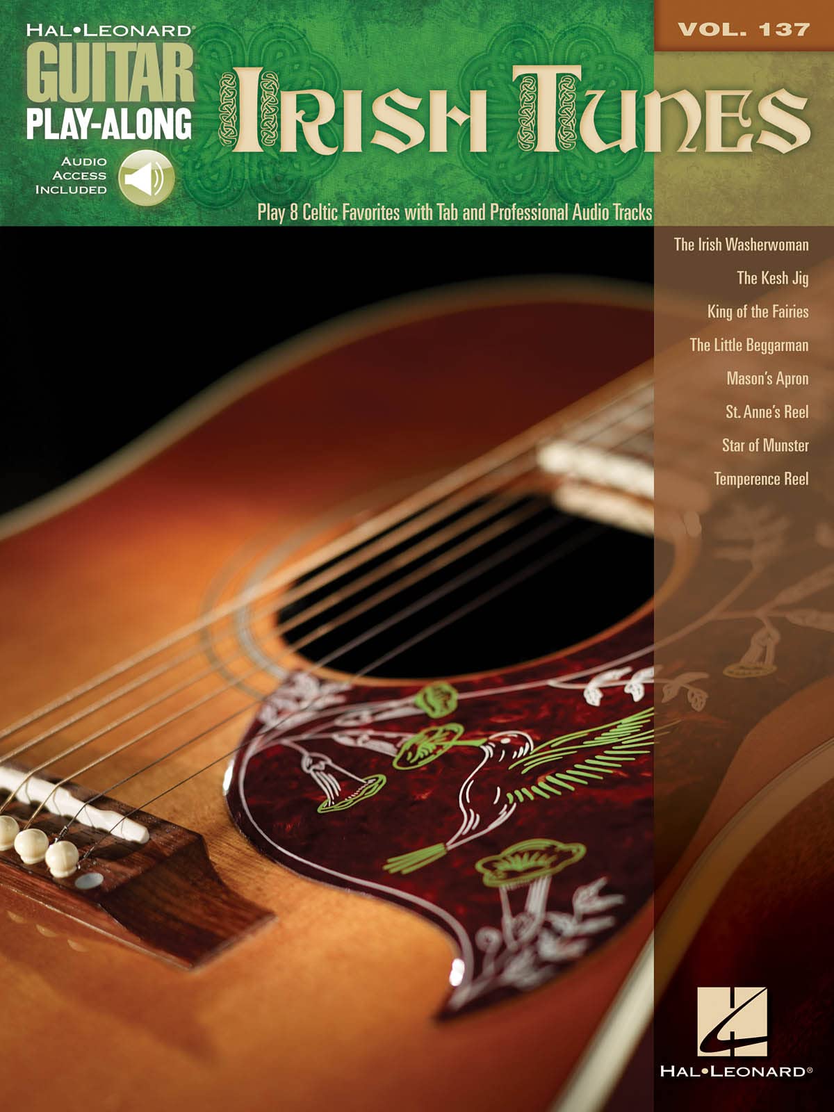 Guitar Play Along Volume 137 Irish Tunes Gtr Tab Bk/Cd (Hal Leonard Guitar Play-Along)
