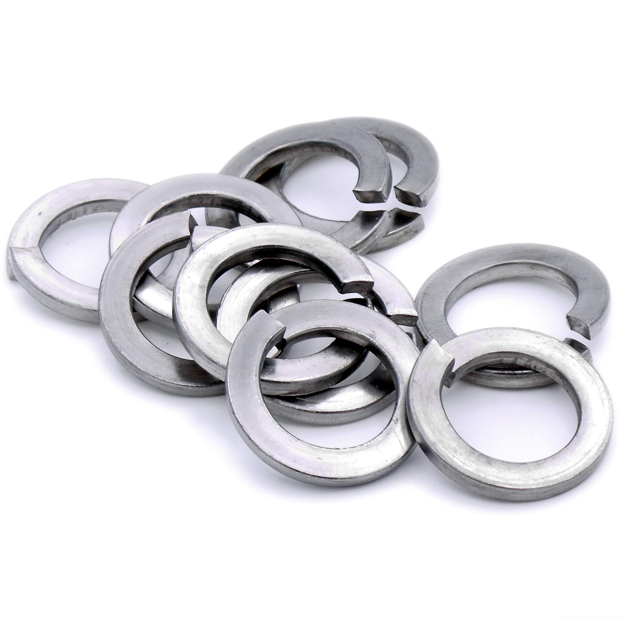 M12 (12mm) Rectangular Spring Split Lock Washer - Stainless Steel (A2) (Pack of 20)