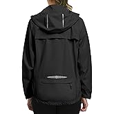 Little Donkey Andy Women's Waterproof Windbreaker Lightweight Packble Cycling Jacket for Biking, Running