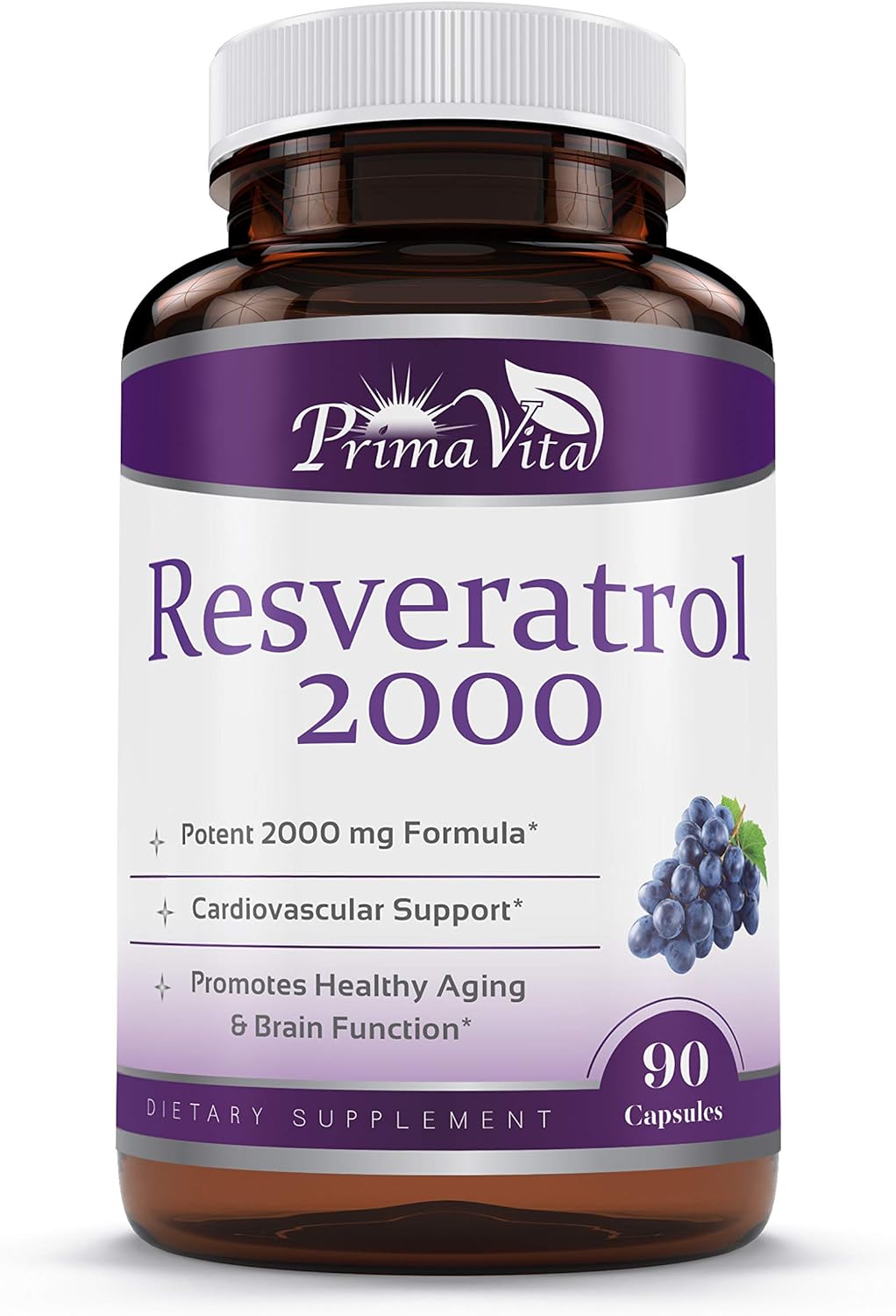 Amazon Com High Purity Resveratrol 2000mg Maximum Strength 98 Trans Resveratrol Health Personal Care