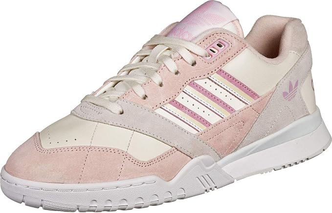adidas pink leather trainers