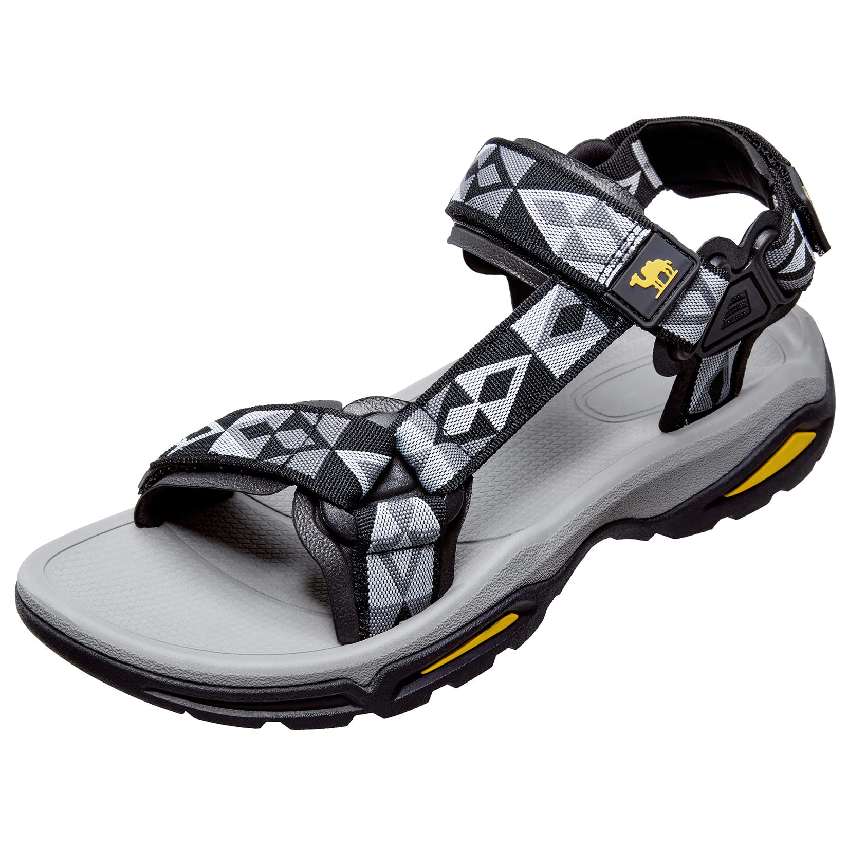 Photo 1 of CAMEL CROWN Mens Hiking Sandals Waterproof with Arch Support Open Toe Summer Outdoor Comfort Beach Water Sport Sandals Grey/White
size 8 