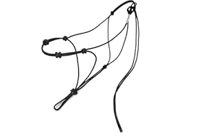 Knotty Girlz 4 Knot Horse Rope Training Halter - 3/16" (5mm) Very Thin! Stiff Polyester Rope