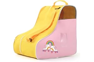 Boulder Bee Roller Skate Bag, Ice Skate Bag for Women with Adjustable Shoulder Strap, Shoe Bag for Ice Skating/Inline Skates, for Both Kids and Adults