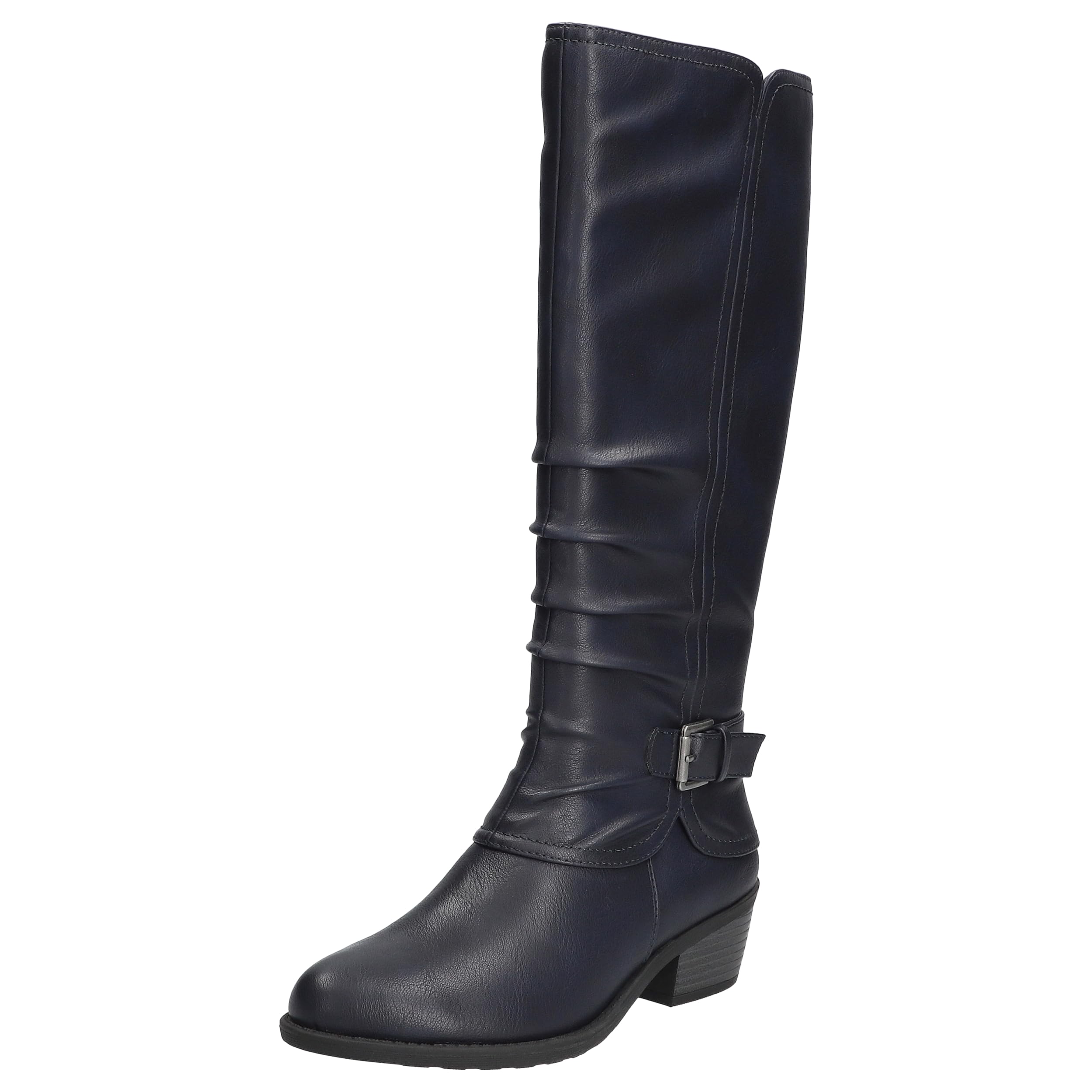 Easy Street Women’s Tenille Boots, Navy, 6 X-Wide