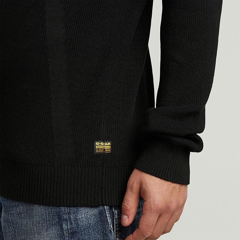 8719965012981 Sweatshirt Masculino Estrutura Meio Fecho, Preto DK Preto D26726-c868-6484, XXL