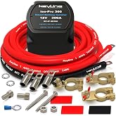 Dual Battery Isolator Kit Heavy Duty 300 AMP 1000 AMP Peak Voltage Sensitive Relay VSR for 12 Volt Systems - Works with All Batteries Types Including Lithium and LiFePO4