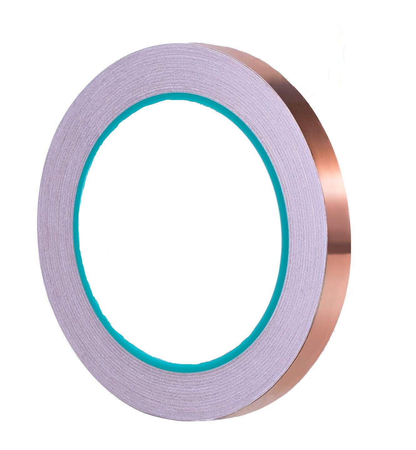 Copper Foil Tape, Double-Side Conductive Adhesive for Plants protection, Slug Snail Repellent, Guitar EMI Shielding, Stained Glass, Electrical Repairs, DIY, Arts(10 mm wide)