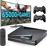 Kinhank Retro Game Console Super Console X2 Pro Built-in 65000+ Games, Video Game Console Android 9.0/Emuelec 4.6, S905X2 Chip, 4K UHD Output,2.4G/5G, BT 5.0