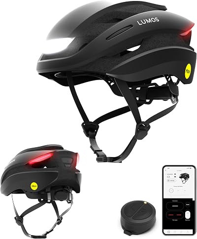 Lumos Ultra Smart Bike Helmet with Front Back LED Lights and Signals