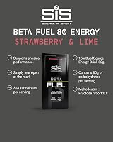 Science in Sport BetaFuel 80 Dual Source Energy Drink Strawberry Lime 80g x15 view 2