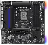 ASRock B760M PG RIPTIDE Motherboard Intel B760 DDR5 4 DIMM Micro ATX 2x M.2 view 3