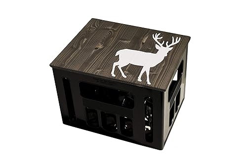 ultiMade Geschenkidee Geburtstagsgeschenk Bierkastensitz Bierkistensitz Sitzauflage Bierkiste Bierkasten Sitz Hocker Holz Han