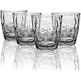 Ulable Plastic Glassware Tumbler Dishwasher Safe, Set of 4 Unbreakable Drinking Glasses, 10.5oz Reusable Acrylic Cups for Everyday Use (Black)