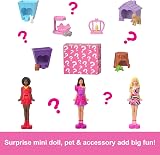 Barbie Mini BarbieLand Dreamhouse Set with Elevator Pool 1.5in Doll HYF46 view 7
