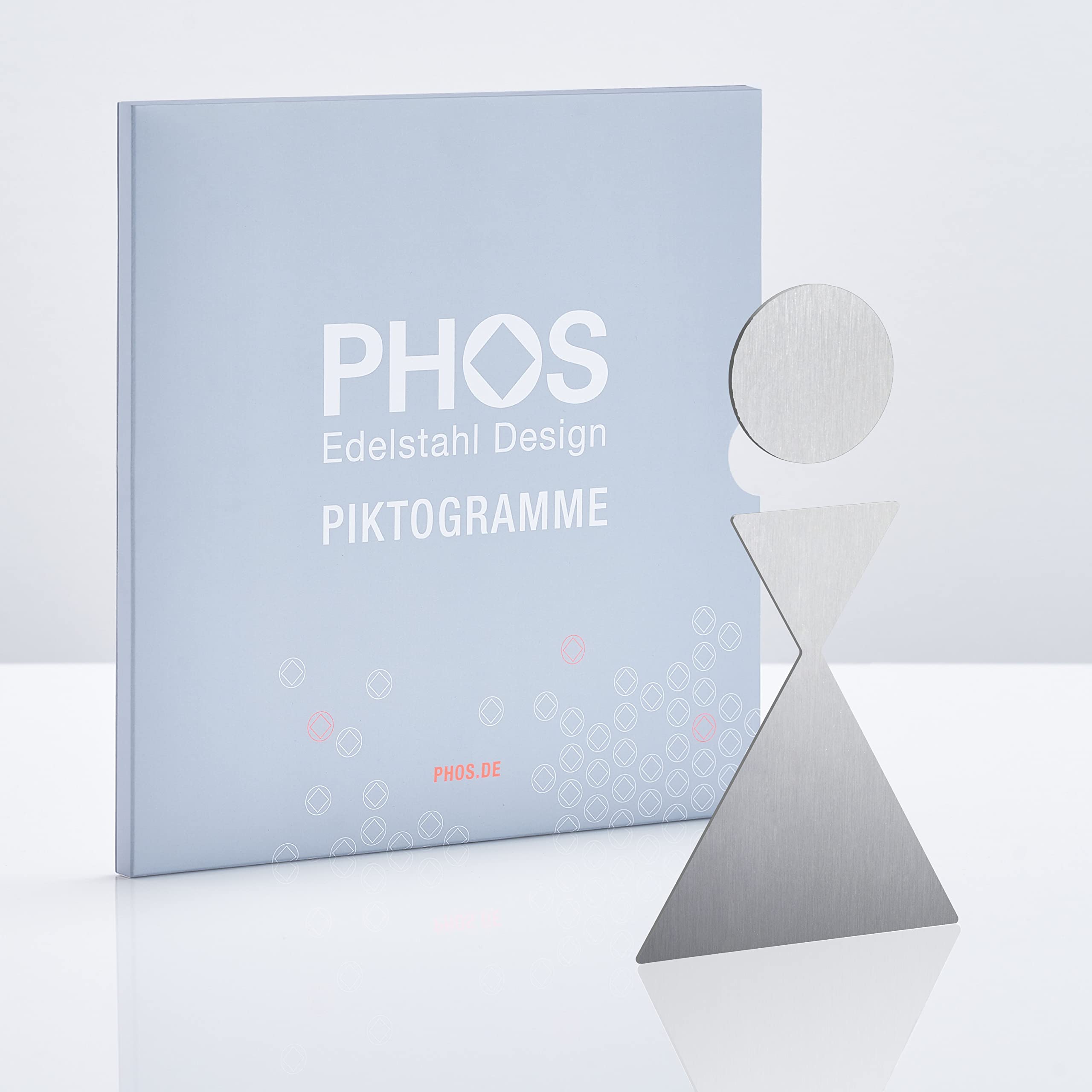 Phos Toilet Symbol Woman, Height 110 mm Awards: Red Dot, If, Good Design