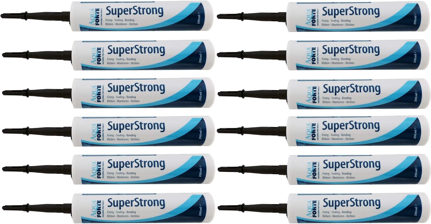 AquaForte Superstrong MS Polymer Adhesive Set, Black BigaMart
