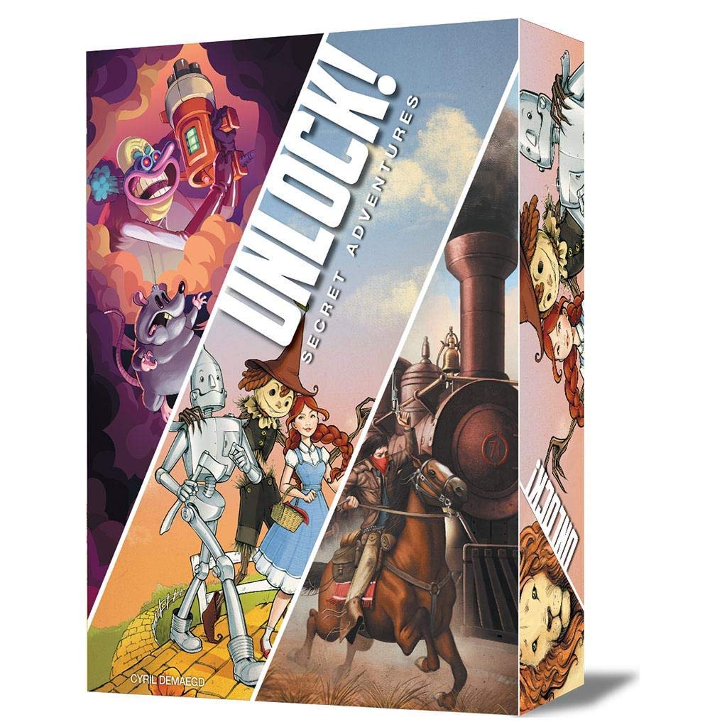 Space Cowboys | Unlock! Secret Adventures | Escape Room Board Game for Adults and Families | Ages 10 | 2 to 6 Players | 180 Minutes per Game