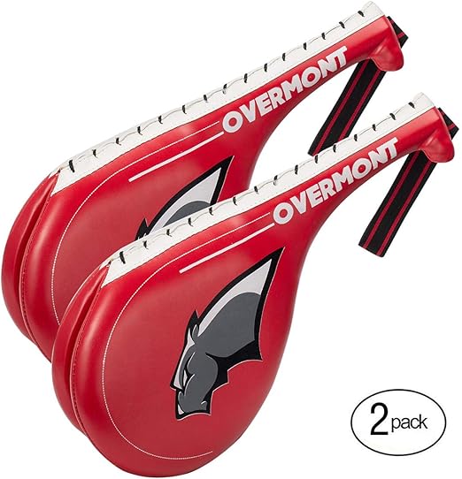 Overmont Double Kicking Target Paddles Taekwondo Kick Pads TKD Training
