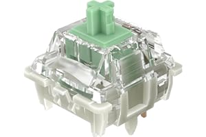 ZHOUWANG Gateron Baby Kangaroo 2.0 Keyboard Switches,Pre-lubed 59gf 5-Pin Heavy Tactile Switches with Light Guide Pole/Dual-Stage Spring/Enhanced Pin/Fast Typing for MX Mechanical Gaming Keyboard(108Pcs)