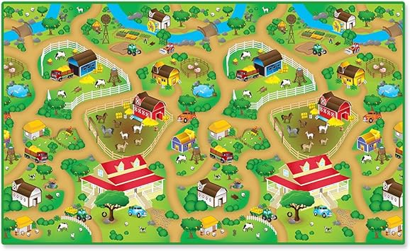 farm floor play mat