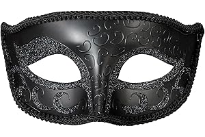New Masquerade Mask for Men Women, Venetian Mens Masquerade Mask for Halloween Party Mardi Gras Mascarade Ball
