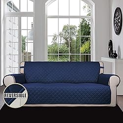 Easy-Going Reversible Couch Cover for 3 Cushion