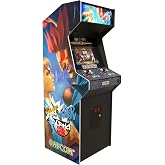 Iconic Arcade Street Fighter Alpha 2 XT - Home Arcade Machine | 9/10-Scale Multiplayer Cabinet - 15+ Capcom Games, Raspberry Pi 5, 19.5in Screen, Lighted Marquee &amp; HDMI Out for Game Room