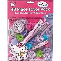 Hello Kitty Party Supplies Favors Value Pack 48-Piece
