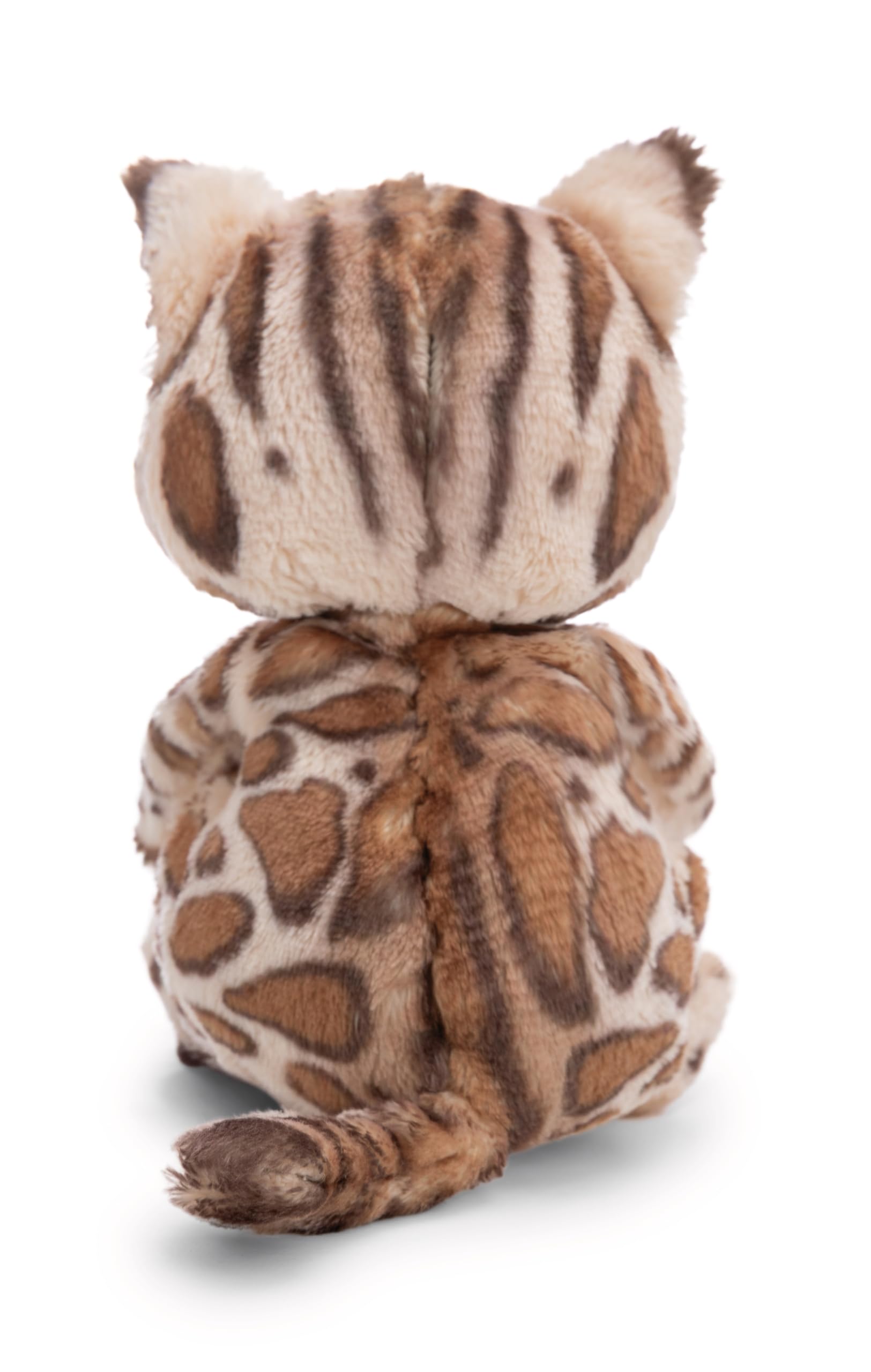 NICI Kuscheltier Katze Bengal 12cm schlafend im Körbchen - bunt - 63132 6