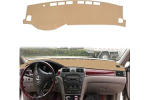 HanLanKa Dashboard Cover Dash Cover Mat Pad Custom Fit for Lexus ES300 ES330 2002 2003 2004 2005 2006(Beige)