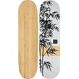 Bamboo Skateboards Graphic Skateboard Deck Only - More Pop, Lasts Longer Than Maple, Eco Friendly
