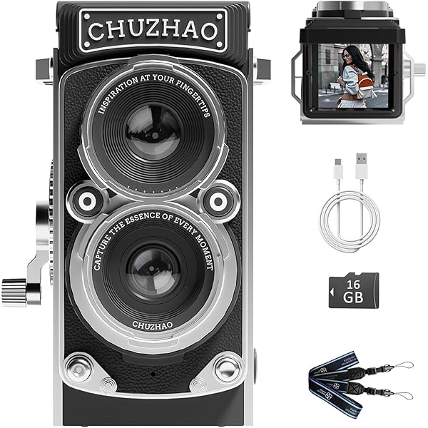 35mm Film Tangxi 35MM Dual Lens Film Camera, Vintage Retro Double