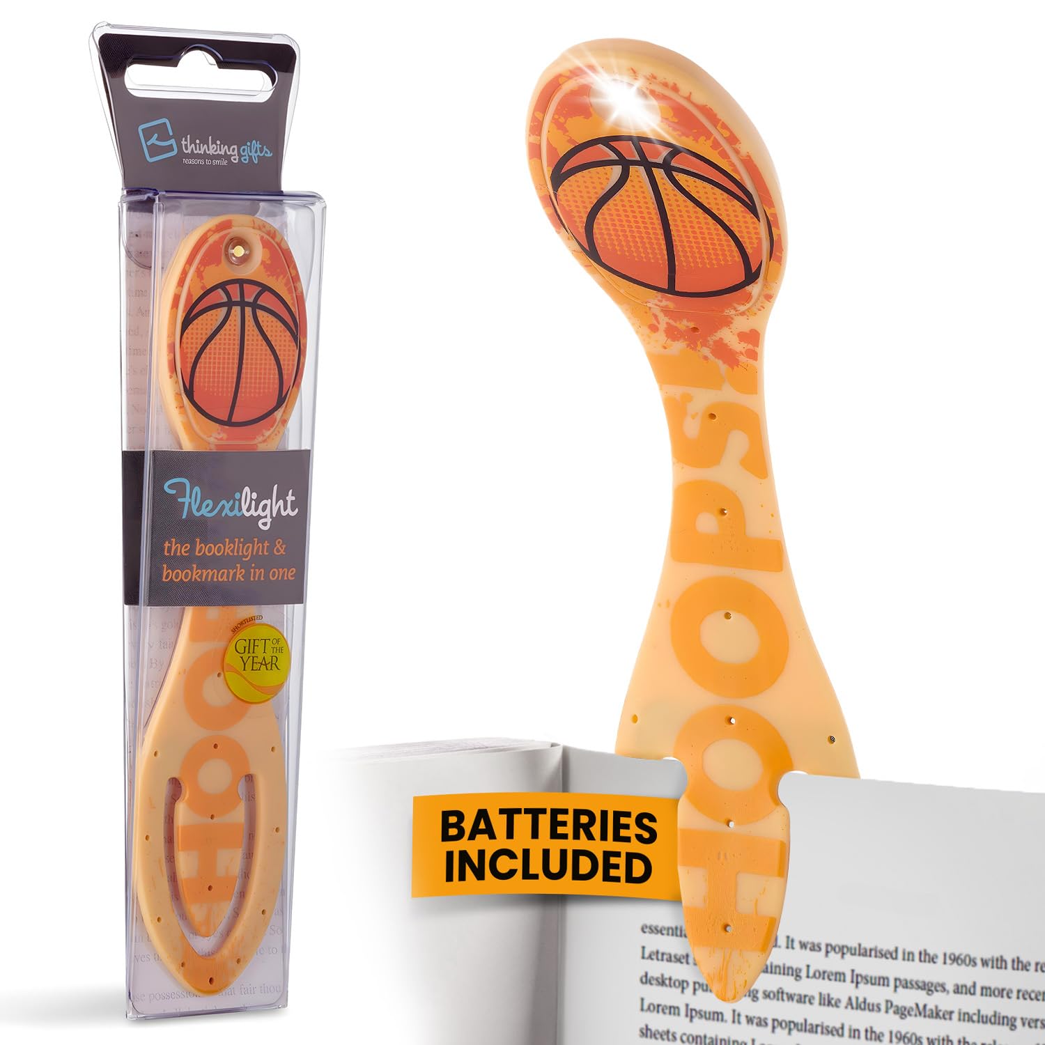 Flexilight Reading Light | 2 in 1 Bookmark Book Light | LED Clip On Reading Lamp | Children and Adult Book Torch | Book Accessories | Gift for Readers, Book Lovers