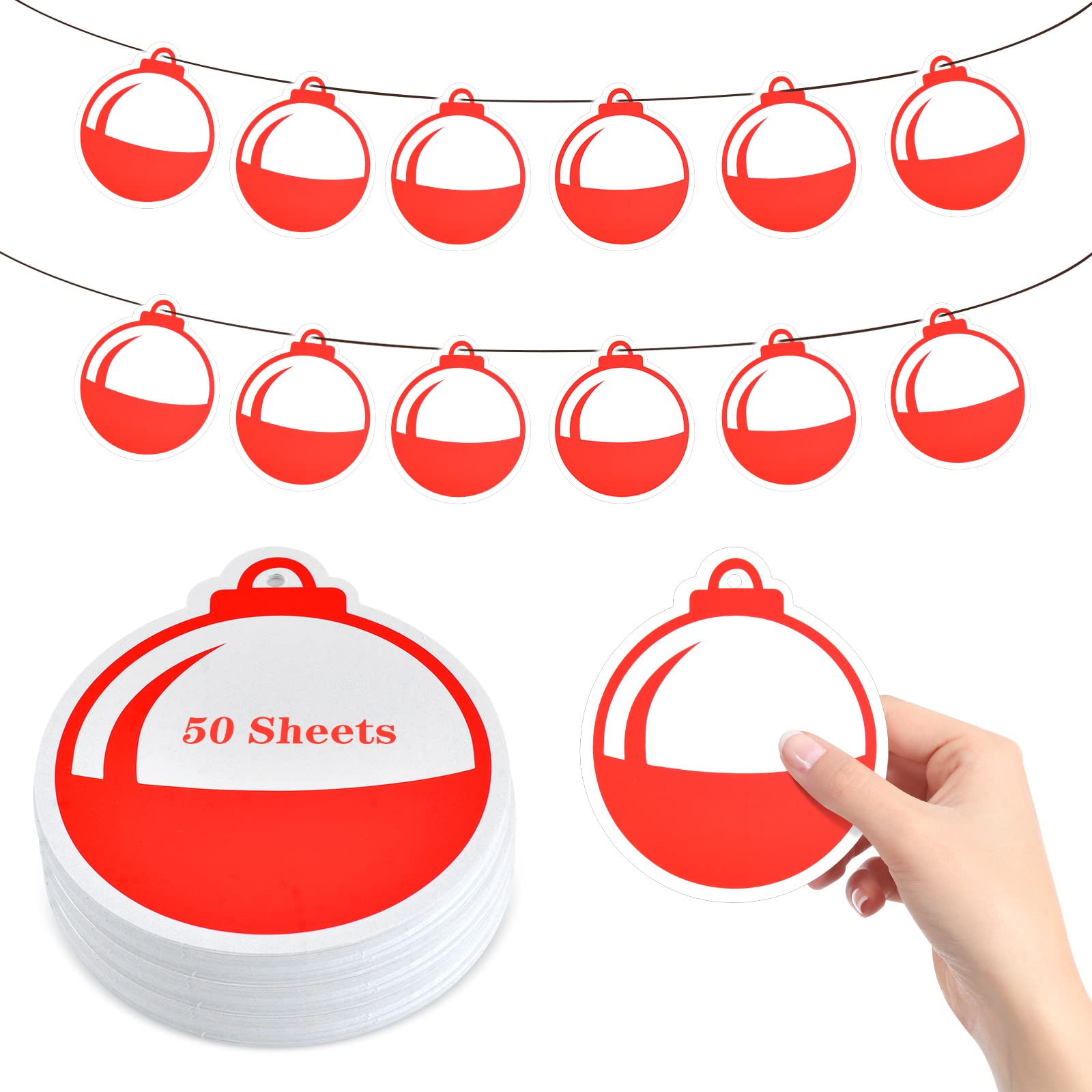 Mua 50 Pcs Paper Bobbers Decorations Paper Cut Outs Bobber Cut Outs