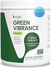 Vibrant Health, Green Vibrance, Vegan Superfood Powder, 15 Servings