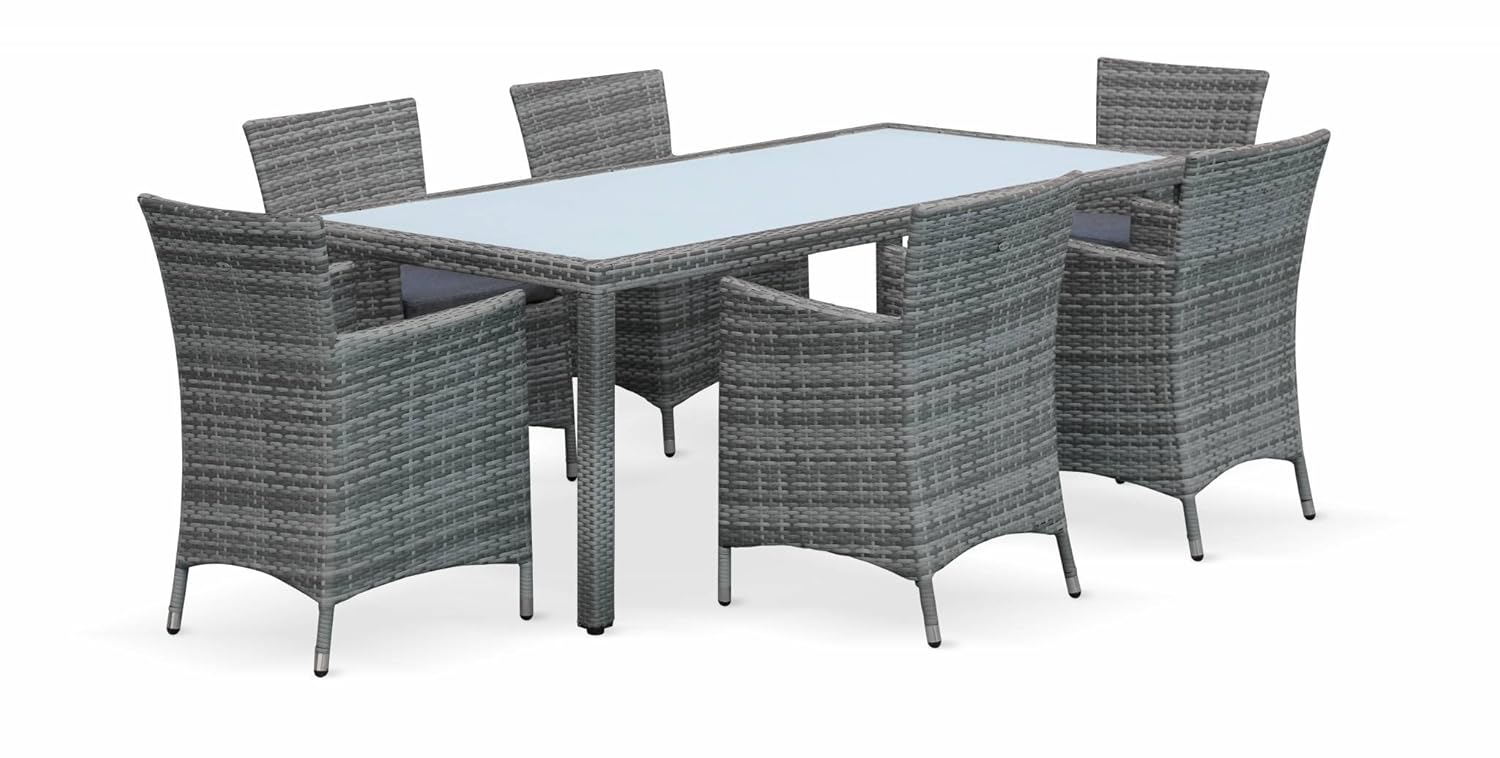 Conjunto mesa y sillas jardin ratan Todo Sillas