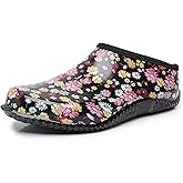 LANCDON Women's Waterproof Rain & Garden Shoes - Slip On Rubber Clogs, Puncture Proof Non-Slip Lightweight for Gardening & Yard Work