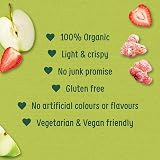 Organix Puffcorn Strawberry & Apple Organic Toddler Snack 4 x 10 g Bags Pack 3 view 4