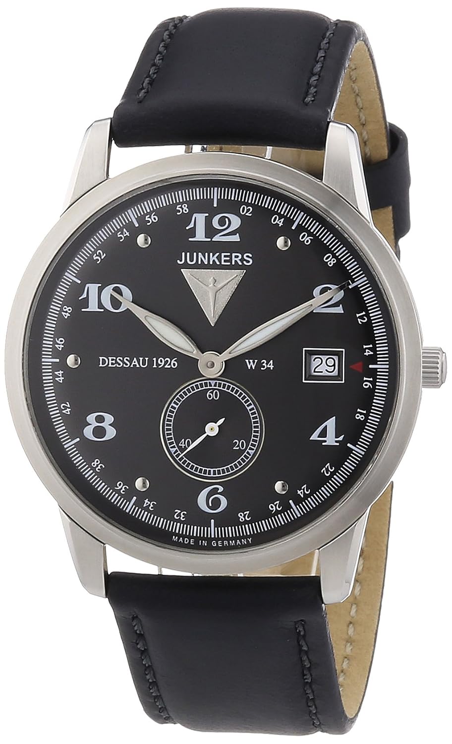 junkers flatline ultra-thin dress watch 6334-2