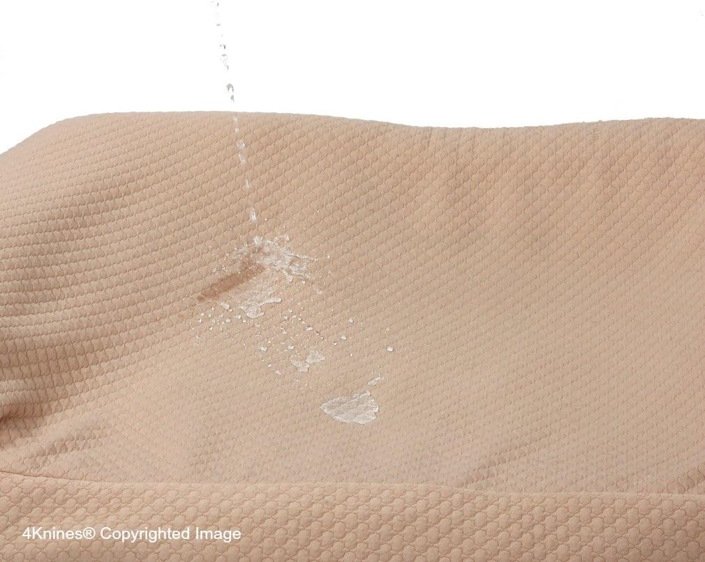 4Knines Luxury Dog Bed Cover, USA Based, Premium Durable Quilted Water-Proof Heavy Duty Material, Large, Tan : Pet Supplies