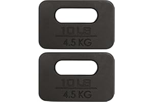 Yes4All 10-45 lb Ruck Weight – Cast Iron Ruck Weight for Walking, Jogging, and Running