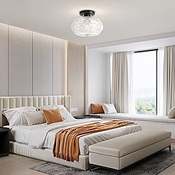 OYKYOHEI Semi Flush Mount Ceiling Light, Globe