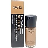 MAC Studio Fix Fluid SPF15 24hr Matte Foundation + Oil control - NW33 (1 Fl Oz)